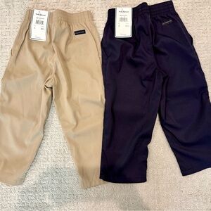 Kids Pull-On Casual Pants — Khaki & Navy